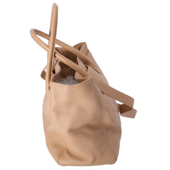 CHANEL Executive Tote Shoulder Bag A15206 Tan Grained Calf Leather - Picture 5 of 15